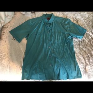 Hugo Boss short sleeve button down shirt